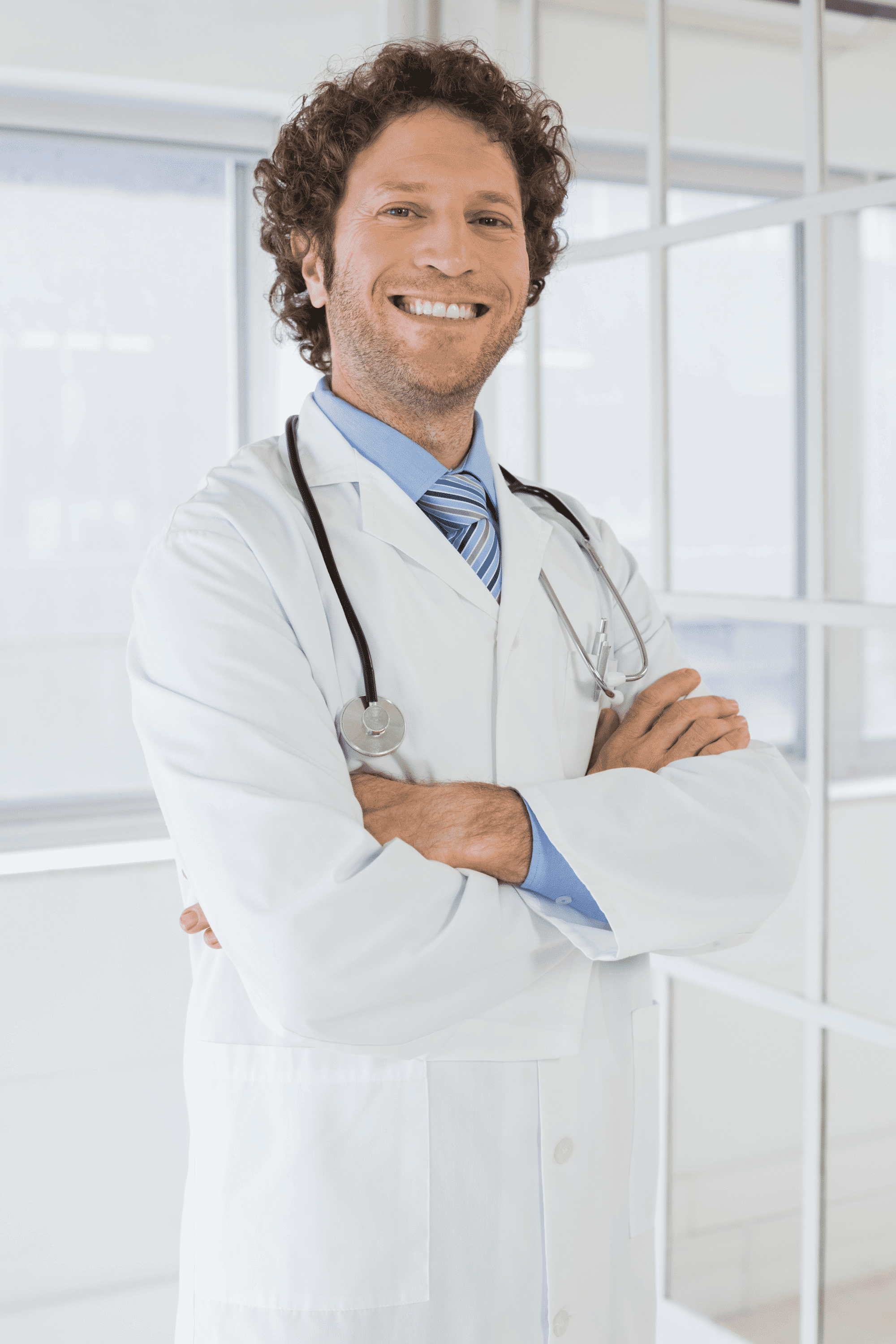 Physician advisor meeting with a client